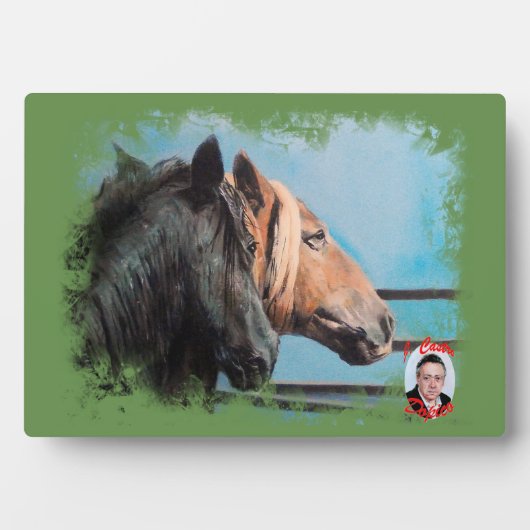 Caballos/Cabalos/Paarden Fotoplaat (voorkant)