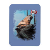 Caballos/Cabalos/Paarden Magneet (Verticaal)