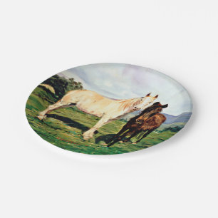 Caballos/Cabalos/paarden Papieren Bordje