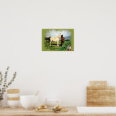 Caballos/Cabalos/Paarden Poster (Keuken)