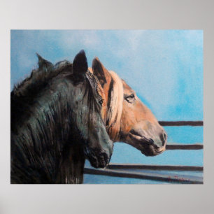 Caballos/Cabalos/Paarden Poster