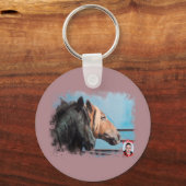Caballos/Cabalos/Paarden Sleutelhanger (Voorkant)