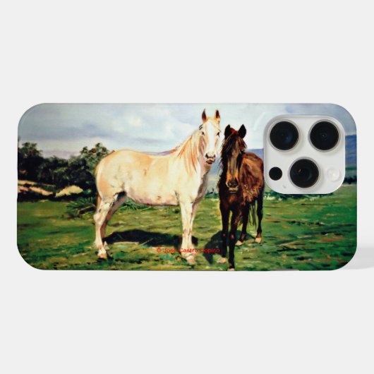 Caballos iPhone Hoesje (Achterkant horizontaal)