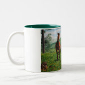 caballos tweekleurige koffiemok (Links)