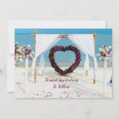 Cabana Beach Destination Wedding - Save The Date (Achterkant)