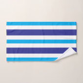 Cabana Blauw Wit Strepen Bad Handdoek (Handdoek)