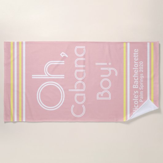 Cabana Boy Beach Towel Strandlaken (Voorkant)