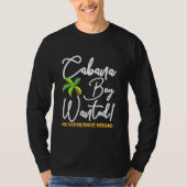Cabana Boy Beach Vacation Pool Summer T-shirt (Voorkant)