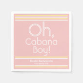Cabana Boy Cocktail servetten (Voorkant)