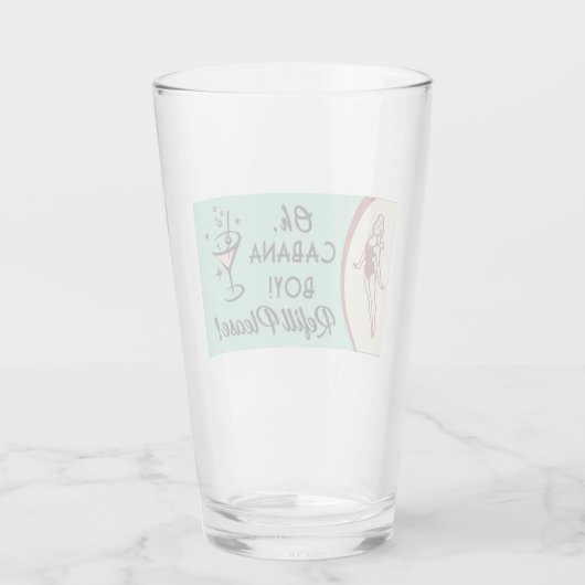 Cabana Boy Glas (Achterkant)