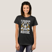 Cabana Boy in het huis Bartending Bartender T-shirt (Voorkant volledig)
