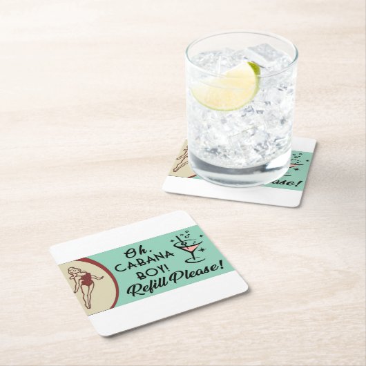 Cabana Boy Kartonnen Onderzetters (Insitu)