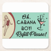 Cabana Boy Kartonnen Onderzetters (Voorkant)