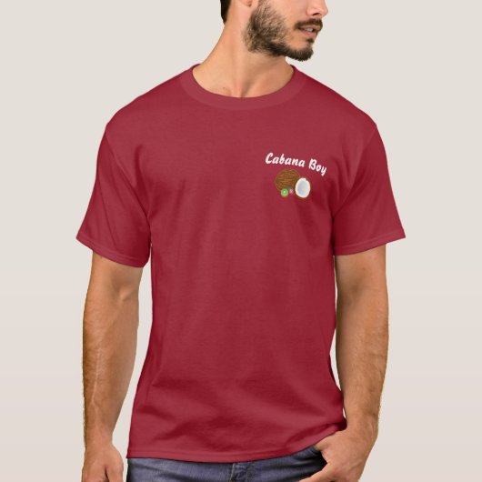 Cabana Boy met t-shirt kokosnoot (Voorkant)