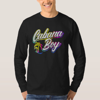 Cabana Boy Pool Guy Palm T-shirt