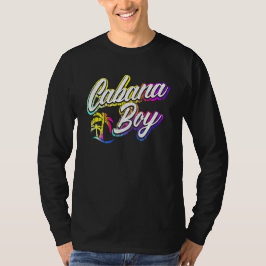 Cabana Boy Pool Guy Palm T-shirt (Voorkant)