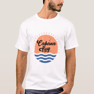 Cabana Boy Pool Party Bartender T-shirt