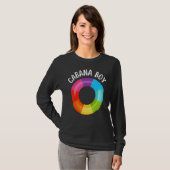 Cabana Boy Rainbow Life Float Pool Party Pool Boy T-shirt (Voorkant volledig)