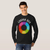 Cabana Boy Rainbow Life Float Pool Party Pool Boy T-shirt (Voorkant volledig)