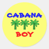 Cabana Boy stickers (Voorkant)
