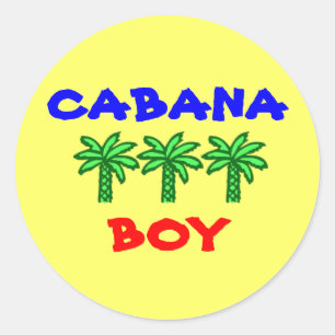Cabana Boy stickers