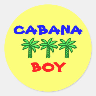 Cabana Boy stickers