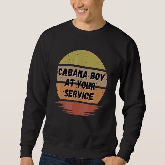 Cabana Boy Summer Pool Party Bartender Bartendin Trui (Voorkant)