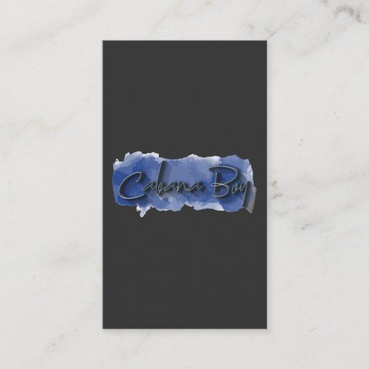 cabana boy T-Shirt Visitekaartje (Voorkant)