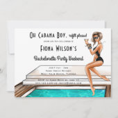 Cabana Boy vrijgezellenfeest weekend Kaart (Voorkant)