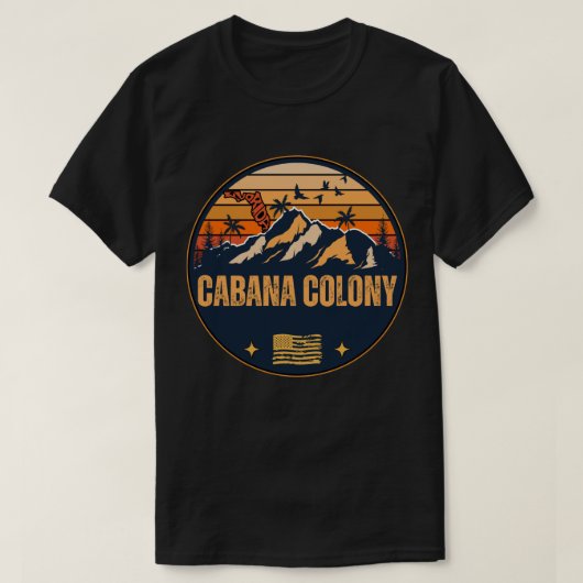 Cabana Colony, Florida  T-shirt (Design voorkant)