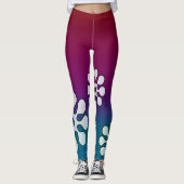 Cabana Red en Blue Leggings (Voorkant)