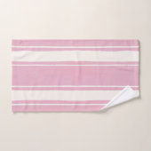 Cabana Roze en Witte Verticale Streep Zomer Bad Handdoek (Handdoek)