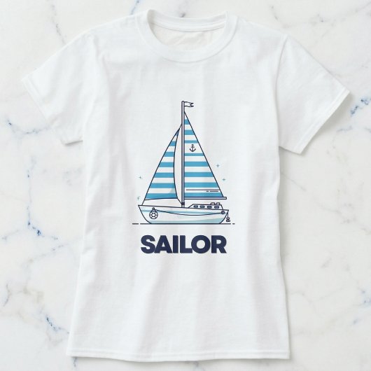 Cabana Sail Meisjes Zeilboot T-shirt