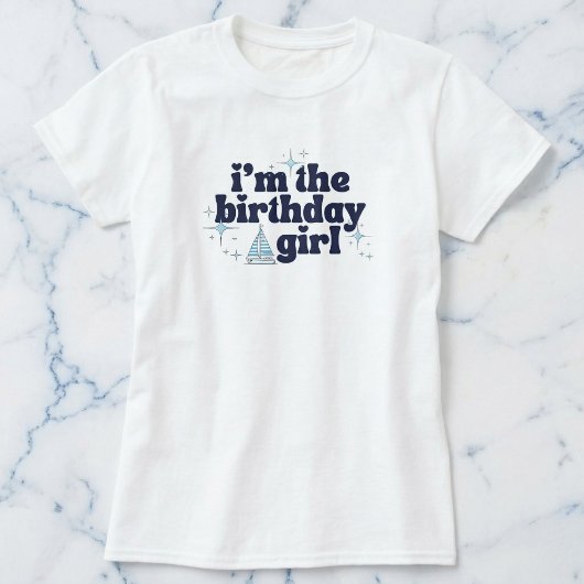Cabana Sail Verjaardagsmeisje T-shirt