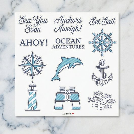 Cabana Sail Voyage Stickers