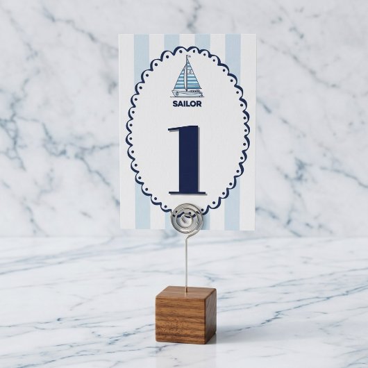 Cabana Sails Aanpasbare Tafel Nummers Kaart