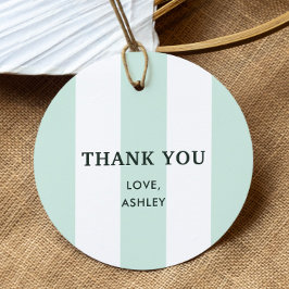 Cabana Streep Zee Groen Bruidsbad Bedankjes Labels