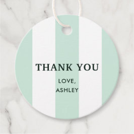 Cabana Streep Zee Groen Bruidsfeest Bedankjes Labels