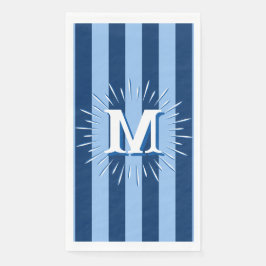 Cabana Strepen in Blauw Persoonlijk Servet