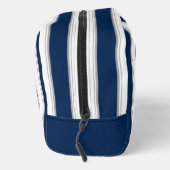 Cabana Stripe Monogram in marineblauw Toilettasje (Rechts)