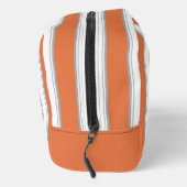 Cabana Stripe Monogram in Sinaasappel Toilettasje (Rechts)