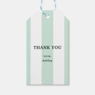 Cabana Stripe Zee Groen Vrijgezellenfeest Cadeaulabel