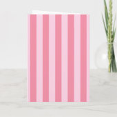 Cabana Stripes "Happy Birthday" barst in het roze Kaart (Achterkant)