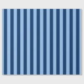 Cabana Stripes in Blue Indigo Cadeaupapier (Vlak)