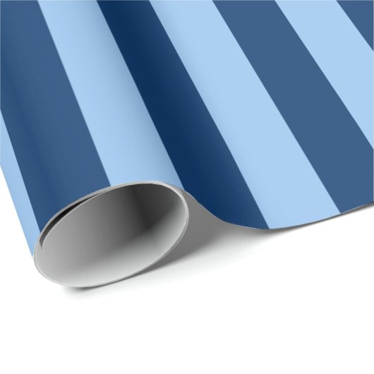 Cabana Stripes in Blue Indigo Cadeaupapier (Rol Hoek)