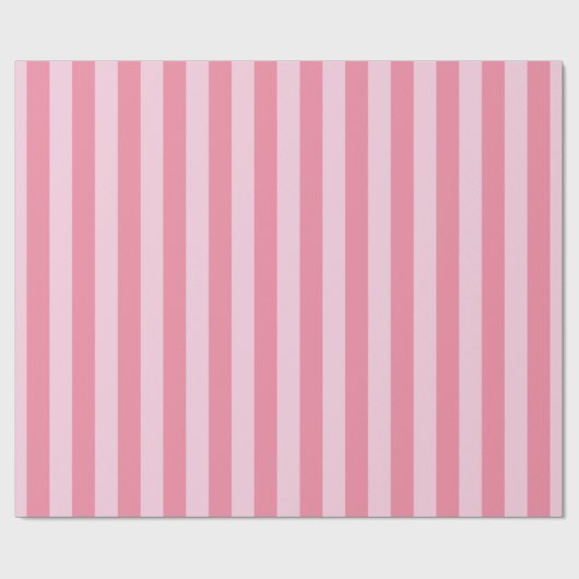 Cabana Stripes in Pink Cadeaupapier (Vlak)