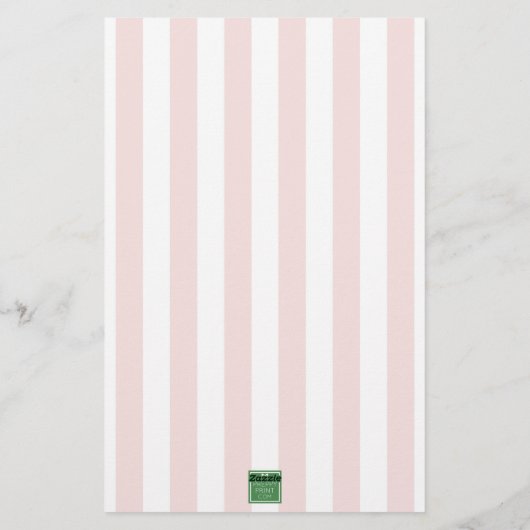 Cabana Stripes Palm Beach Monogram Crest Briefpapier (Achterkant)