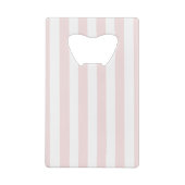 Cabana Stripes Palm Beach Monogram Crest Creditkaart Flessenopener (Achterkant)