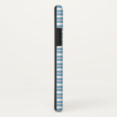 Cabana Stripes Personaliseer Naam/Monogram Case-Mate iPhone Case (Achterkant / rechts)