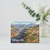 Cabanaconde Peru Briefkaart (Staand voorkant)